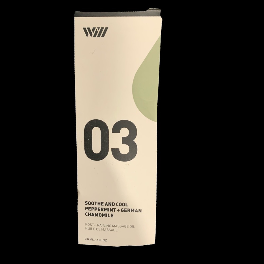 Will of way soothe and cool massage oil